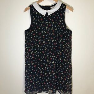 Quirky Little Black Floral Dress